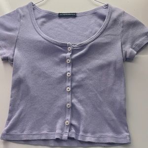 Brandy Melville purple zelly top